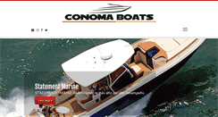 Desktop Screenshot of conomaboats.com