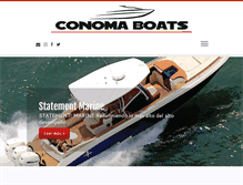 Tablet Screenshot of conomaboats.com